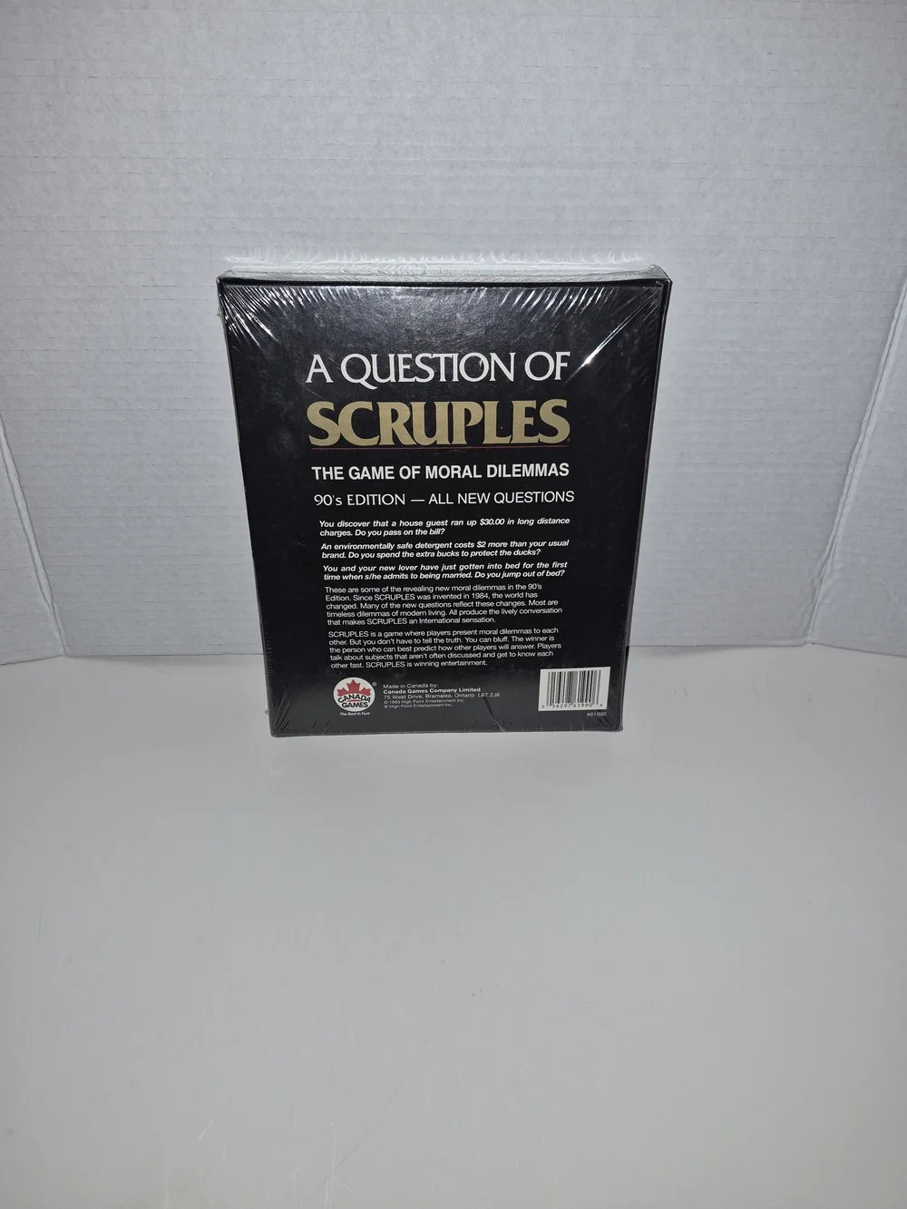 A Question of Scruples 90's Edition Board Game Sealed - Picture 3 of 4